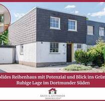 Solides Reihenhaus mit Potenzial und Blick ins Grüne! Ruhige Lage im Dortmunder Süden