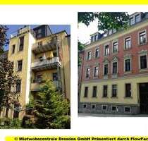 Sehr schöne sanierte 3-Raumwohnung mit Balkon zur Hofseite!! - Radeberg