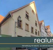 Altstadthaus mit bis zu 3 Wohneinheiten und Ladenfläche - jetzt bei realunis - Ladenburg