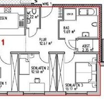 Energieeffiziente 4-Zimmer-Obergeschosswohnung mit Balkon - Rudersberg / Schlechtbach