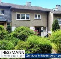 8 m breites Reihenhaus auf großem Grundstück in ruhiger Höhenlage von Velbert-Langenberg
