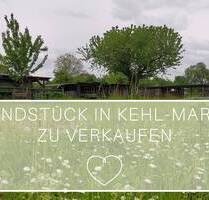 IDYLLISCHES GRUNDSTÜCK IN ORTSRANDLAGE IN KEHL-MARLEN ZU VERKAUFEN
