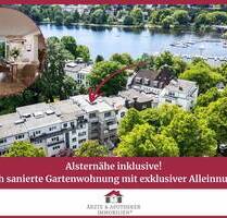 Alsternähe inklusive! Frisch sanierte Gartenwohnung mit exklusiver Alleinnutzung - Hamburg Winterhude