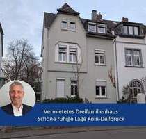 Vermietetes Dreifamilienhaus in Köln-Dellbrück
