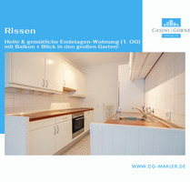 Helle und gemütliche Endetagen-Wohnung mit Balkon + Blick in den großen Garten! - Hamburg Rissen