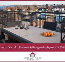 Top Lage! Grundstück inkl. Planung & Baugenehmigung mit Teil-Meerblick - Stralsund Knieper