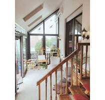 Maisonette-Wohnung mit Terrasse, Balkonen & Wintergarten, perfekt für 2 Personen mit Platzbedarf - Wackernheim