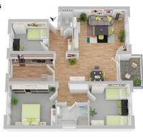 Geräumige 4-Zimmer-Wohnung in ruhiger Lage mit großem Gemeinschaftsgarten - Rösrath Forsbach