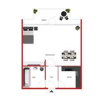 Helle 1-Zimmer-Wohnung mit schönem Stadtblick - Weiterstadt / Schneppenhausen