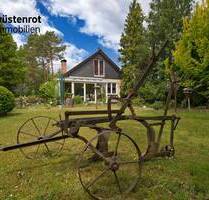 Ein Ort zum Verweilen - kleines Haus am Wasser mit Steg, knisterndem Kamin und grünem Gartenparadies - Spreenhagen / Braunsdorf