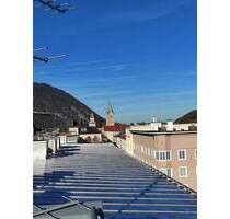 Individuelle, helle 3-Zimmer-Altbau-Wohnung mit großer Dachterrasse in Bad Reichenhall
