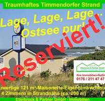 RESERVIERT - Neuwertige 4-Zi.-Komfort-Maisonettewohnung (ca. 200 m zum Strand), NiendorfOstsee - Timmendorfer Strand Niendorf/Ostsee