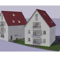 1-Zimmer-DG-Wohnung (Whg. 9) mit Balkon - KfW 40 in ruhiger, zentraler Wohnlage in Burgau