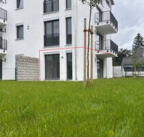 Barrierefrei - Nachhaltig - Neubau: 2-Zi.-Wohnung ca. 92m², Garten + Terrasse in Germering