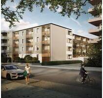 Wohnen am Englischen Garten: Sonnige 3-Zi.-Balk.-Whg.! Erstbezug! - München Schwabing-Freimann