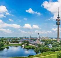 PANORAMA | Sonnige 3-Zimmer-Wohnung mit Blick über den Olympiapark - München Milbertshofen-Am Hart