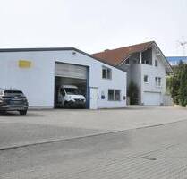 Einmalige Immobilie mit Gewerbehalle und Zweifamilienhaus in verkehrsgünstiger Lage - Mühlhausen