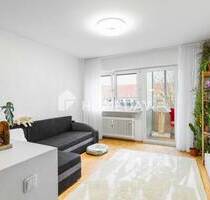 Helle 2-Zimmer-Wohnung mit Wintergarten in gepflegtem Mehrfamilienhaus - Augsburg Am Schäfflerbach