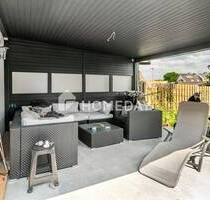 Familienfreundliches Zuhause mit zwei Terrassen, Gartenhaus und moderner Einbauküche - Würselen