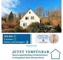 Sanierungsprofis aufgepasst! Hier könnte Ihr neues Zuhause entstehen! - Königsbach-Stein