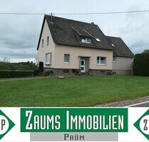 Zweifamilienhaus mit Anbau (3 Wohneinheitenz.Zt. alle vermietet) in Randlage mit unverbaubarer Fernsicht - Prüm - Tafel Niederprüm