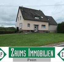 Zweifamilienhaus mit Anbau (3 Wohneinheitenz.Zt. alle vermietet) in Randlage mit unverbaubarer Fernsicht - Prüm - Tafel Niederprüm