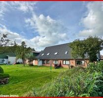 Die Natur genießen - Resthof mit drei Wohneinheiten, Nebengebäuden und Grünland - Lindewitt Linnau