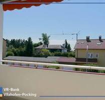 Wohnen in ruhiger Lage: Gepflegte 3-Zimmer-Wohnung mit Balkon! - Ruhstorf an der Rott