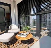 sehr stilvoll u. modern möblierte Wohnung mit Balkon und Dachgarten - schnell im Zentrum - München