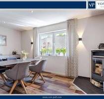 Wehrheim: Stilvoll modernisiertes EFH mit Innen-Außenkamin, Designerküche, Garten & Stellplätzen
