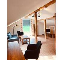 NEU! Modernes möbliertes Apartment mit Balkon und Blick ins Grüne! - Irsee