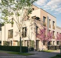 Real geteiltes 4-Zi.-RMH mit exklusiver Dachterrasse in Süd-Westausrichtung und direktem TG-Zugang - Kirchheim b. München