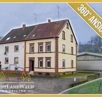 Zwei Einfamilienhäuser zum Ausbauen inkl. Halle und Garten - Nünschweiler (Pfalz)