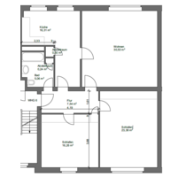 3 ZKB Wohnung in Leipheim - 771,04 EUR Kaltmiete, ca.  97,60 m² in Leipheim (PLZ: 89340)