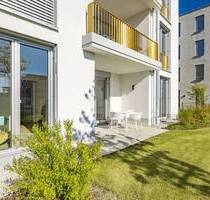 Bezugsfertig! 4-Zi-Garten-Whg. mit 2 Terrassen, 2 Bädern davon 1 en suite u. offener Küche - München Feldmoching-Hasenbergl