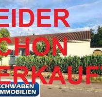 Renovierungsbedürftiger Bungalow in Hanglage mit Garage und Garten in Elchingen zu verkaufen!