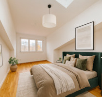 Helles Wohnen über den Dächern - Moderne 2-Zimmer-Dachgeschosswohnung mit Terrasse - Teltow