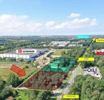 Werbewirksames Gewerbe-Eckgrundstück an der B103! 3 km ins Zentrum und 6 km zur BAB 19 - Güstrow