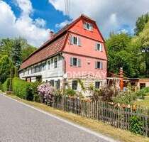 Ländliche Eleganz & Fachwerk-Unikat auf 5.933 m² - Gartenidylle, Waldstück & Wohnstil pur - Erlau Crossen