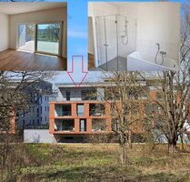 Neue Penthousewohnung mit ca. 60 m² Sonnenterrasse und 2 TG-Stellplätzen in top Lage von Gießen