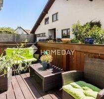 Charmantes Reihenendhaus mit Kaminofen, Südwest-Balkon und idyllischem Garten - Pohlheim Watzenborn-Steinberg