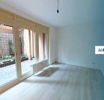 ** Moderne 2-Zimmer-Erdgeschosswohnung mit Terrasse und EBK in Dresden, Pieschen! **