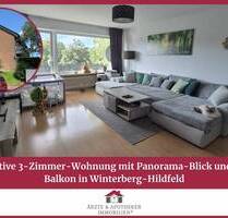 PROVISIONSFREI Attraktive 3-Zimmer-Wohnung mit Panorama-Blick und XXL-Balkon in Winterberg-Hillfeld - Winterberg / Hildfeld