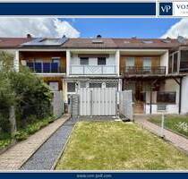 Top gepflegtes Reihenhaus mit Extra-Grundstück inkl. Garage und Nebengebäude - Nördlingen