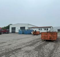 Großes Grundstück im Gewerbegebiet Klipphausen in Autobahnnähe mit kleiner Halle (neu)