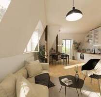 seltene Gelegenheit!- ruhige 2-Zimmer Dachgeschosswohnung mit Balkon im Preußischen Viertel - Dresden Radeberger Vorstadt