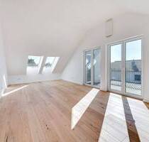 AIGNER - Erstbezug: Moderne, lichtdurchflutete Dachgeschosswohnung in Maisach!