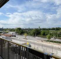 * Elbblick - Erstbezug einer modernen 3 Raumwohnung mit großer Loggia in der HafenCity * - Dresden Leipziger Vorstadt (Eisenbahnstr.)