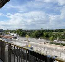 * unvergleichbarer Elbblick - moderne 4 Raumwohnung mit großer Loggia * - Dresden Leipziger Vorstadt (Eisenbahnstr.)
