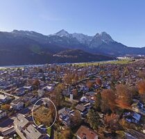 Sonniges, großes, zentral gelegenes Baugrundstück mit Baugenehmigung - Garmisch-Partenkirchen